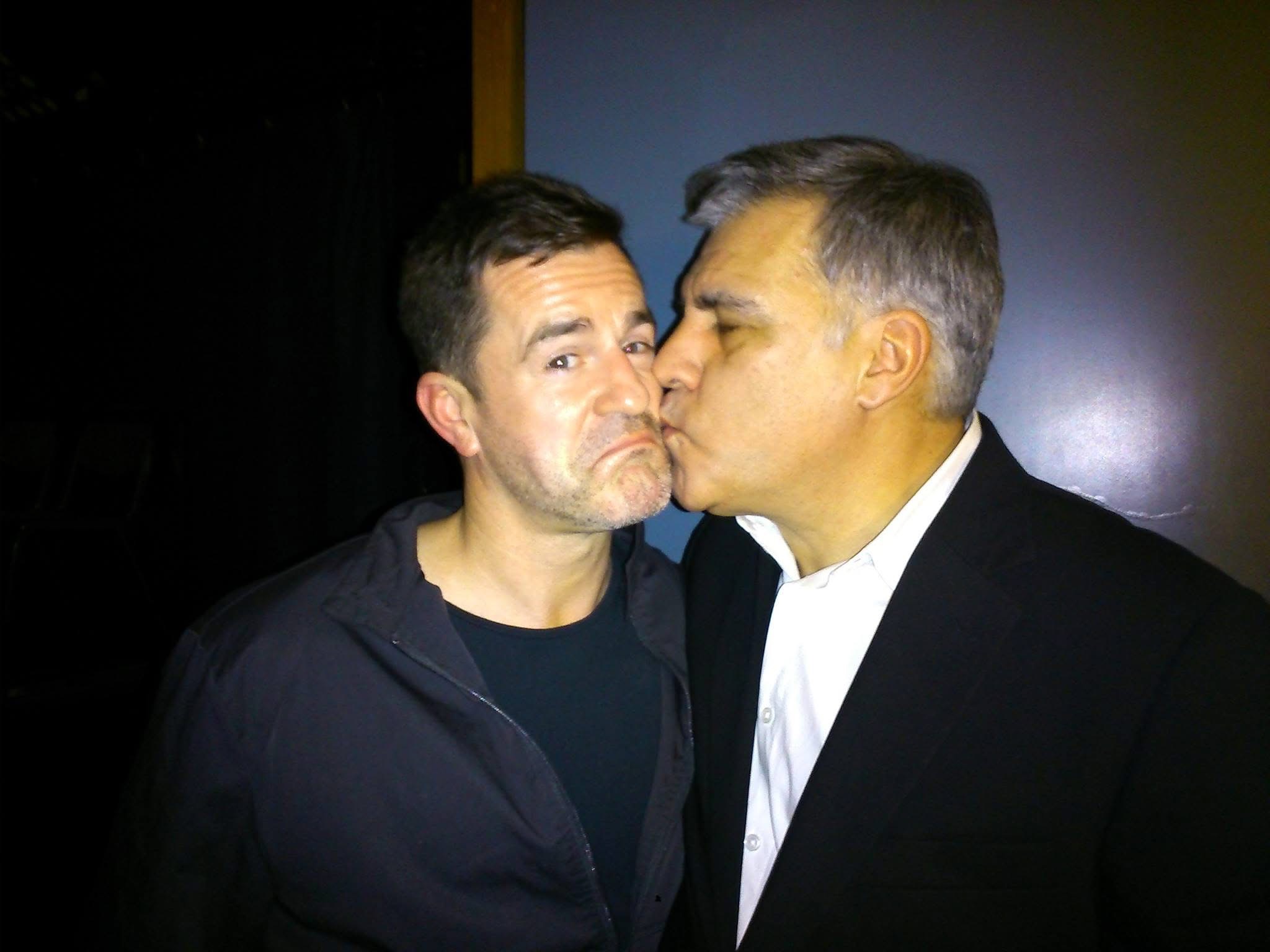 Dan with Lewis Schaffer in Camden Town